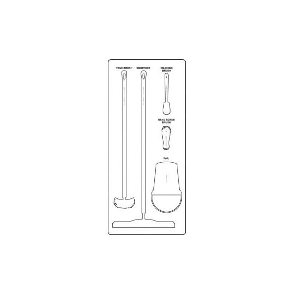 Accuform WET ZONE STOREBOARDS PSB111WTWT PSB111WTWT - main
